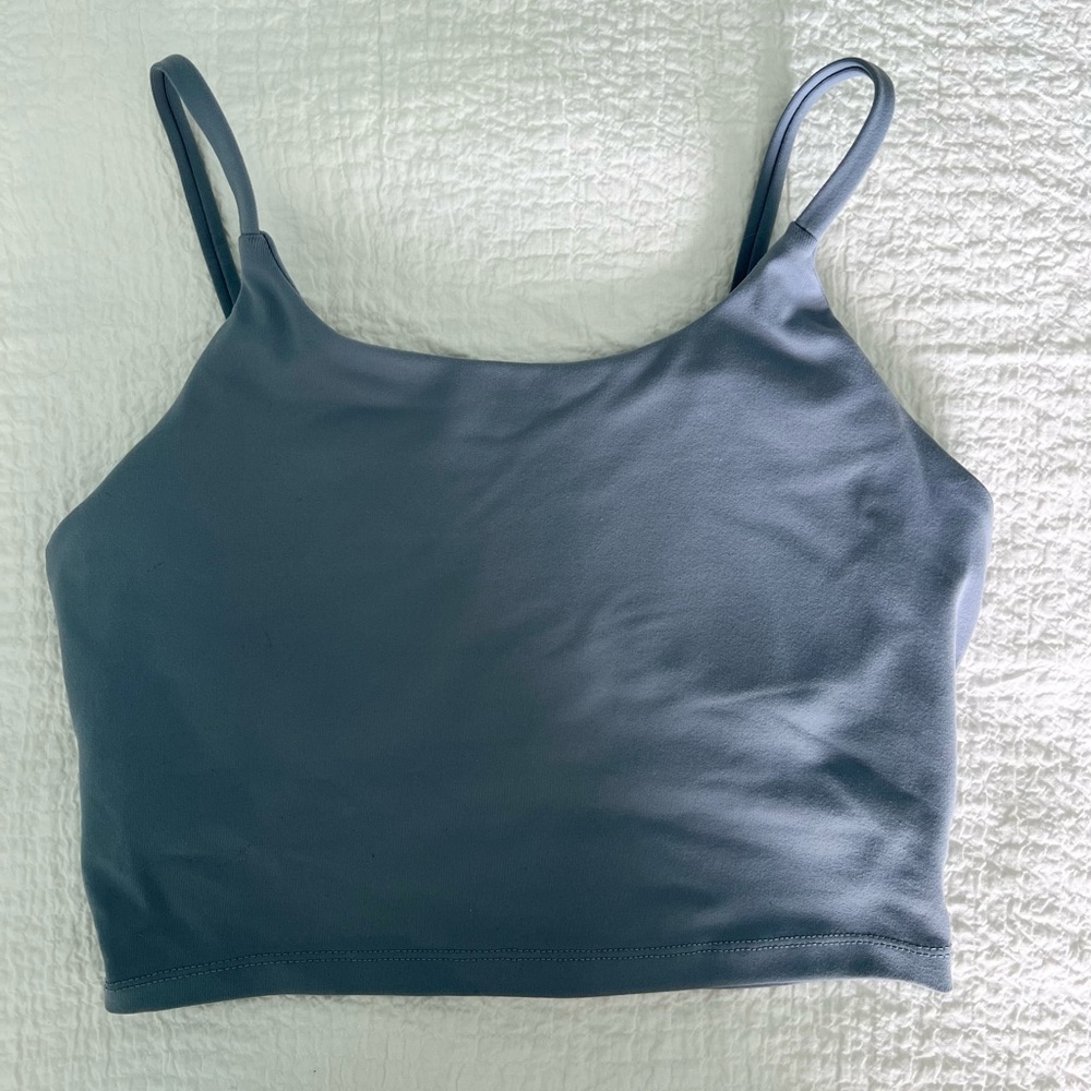Light blue athletic tank top